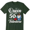 Personalized This Queen Makes 50 Look Fabulous Shirt, Leopard Birthday Queen Shirt, Birthday Gift For Women Girls, Birthday Gift For Mom