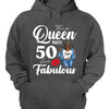 Personalized This Queen Makes 50 Look Fabulous Shirt, Leopard Birthday Queen Shirt, Birthday Gift For Women Girls, Birthday Gift For Mom