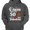 Custom 50th Birthday Shirt For Women, 50 Years Old Birthday Shirt, Personalized Birthday Gift, This Queen Makes 50 Look Fabulous 50th Birthday Shirt
