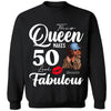 50th Birthday Shirt Fifty and Fabulous Shirt 50 Birthday Shirt 50 and Fabulous Birthday Shirts for Women Birthday Crew Shirts Custom Shirt