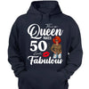 Custom 50th Birthday Shirt For Women, 50 Years Old Birthday Shirt, Personalized Birthday Gift, This Queen Makes 50 Look Fabulous 50th Birthday Shirt