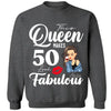 50th birthday shirt, 50th birthday gift for women, 50 & fabulous birthday party shirts, 50th birthday shirts for women, 50th bday shirts