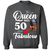 50th Birthday Shirt Fifty and Fabulous Shirt 50 Birthday Shirt 50 and Fabulous Birthday Shirts for Women Birthday Crew Shirts Custom Shirt