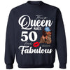 50th Birthday Shirt Fifty and Fabulous Shirt 50 Birthday Shirt 50 and Fabulous Birthday Shirts for Women Birthday Crew Shirts Custom Shirt