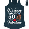 50th Birthday Shirt Fifty and Fabulous Shirt 50 Birthday Shirt 50 and Fabulous Birthday Shirts for Women Birthday Crew Shirts Custom Shirt