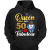 This Queen Makes 50 Look Fabulous 50th Birthday Shirt,50th Birthday Shirt Fifty and Fabulous Shirt 50 Birthday Shirt 50 and Fabulous Birthday Shirts for Women Birthday Crew Shirts Custom Shirt