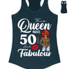 Custom 50th Birthday Shirt For Women, 50 Years Old Birthday Shirt, Personalized Birthday Gift, This Queen Makes 50 Look Fabulous 50th Birthday Shirt