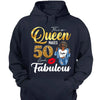 This Queen Makes 50 Look Fabulous 50th Birthday Shirt,50th Birthday Shirt Fifty and Fabulous Shirt 50 Birthday Shirt 50 and Fabulous Birthday Shirts for Women Birthday Crew Shirts Custom Shirt
