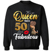 This Queen Makes 50 Look Fabulous 50th Birthday Shirt,50th Birthday Shirt Fifty and Fabulous Shirt 50 Birthday Shirt 50 and Fabulous Birthday Shirts for Women Birthday Crew Shirts Custom Shirt