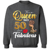 This Queen Makes 50 Look Fabulous 50th Birthday Shirt,50th Birthday Shirt Fifty and Fabulous Shirt 50 Birthday Shirt 50 and Fabulous Birthday Shirts for Women Birthday Crew Shirts Custom Shirt