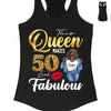 This Queen Makes 50 Look Fabulous 50th Birthday Shirt,50th Birthday Shirt Fifty and Fabulous Shirt 50 Birthday Shirt 50 and Fabulous Birthday Shirts for Women Birthday Crew Shirts Custom Shirt