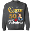 This Queen Makes 50 Look Fabulous 50th Birthday Shirt,50th Birthday Shirt Fifty and Fabulous Shirt 50 Birthday Shirt 50 and Fabulous Birthday Shirts for Women Birthday Crew Shirts Custom Shirt