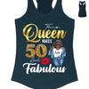 This Queen Makes 50 Look Fabulous 50th Birthday Shirt,50th Birthday Shirt Fifty and Fabulous Shirt 50 Birthday Shirt 50 and Fabulous Birthday Shirts for Women Birthday Crew Shirts Custom Shirt
