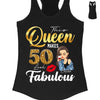 This Queen Makes 50 Look Fabulous 50th Birthday Shirt,50th Birthday Shirt Fifty and Fabulous Shirt 50 Birthday Shirt 50 and Fabulous Birthday Shirts for Women Birthday Crew Shirts Custom Shirt
