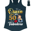 This Queen Makes 50 Look Fabulous 50th Birthday Shirt,50th Birthday Shirt Fifty and Fabulous Shirt 50 Birthday Shirt 50 and Fabulous Birthday Shirts for Women Birthday Crew Shirts Custom Shirt