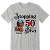 Stepping Into My 50th Birthday Like A Diva, Turning 50 Shirt, Gifts For Women Turning 50