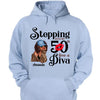 Stepping Into My 50th Birthday Like A Diva, Turning 50 Shirt, Gifts For Women Turning 50