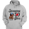 Stepping Into My 50th Birthday Like A Diva, Turning 50 Shirt, Gifts For Women Turning 50