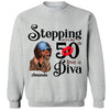 Stepping Into My 50th Birthday Like A Diva, Turning 50 Shirt, Gifts For Women Turning 50