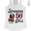 Stepping Into My 50th Birthday Like A Diva, Turning 50 Shirt, Gifts For Women Turning 50