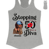 Stepping Into My 50th Birthday Like A Diva, Turning 50 Shirt, Gifts For Women Turning 50