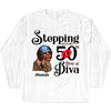 Stepping Into My 50th Birthday Like A Diva, Turning 50 Shirt, Gifts For Women Turning 50
