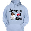 Stepping Into My 50th Birthday Like A Diva, Turning 50 Shirt, Gifts For Women Turning 50, Custom Photo