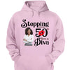Stepping Into My 50th Birthday Like A Diva, Turning 50 Shirt, Gifts For Women Turning 50, Custom Photo