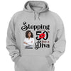 Stepping Into My 50th Birthday Like A Diva, Turning 50 Shirt, Gifts For Women Turning 50, Custom Photo