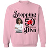 Stepping Into My 50th Birthday Like A Diva, Turning 50 Shirt, Gifts For Women Turning 50, Custom Photo