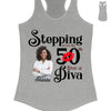 Stepping Into My 50th Birthday Like A Diva, Turning 50 Shirt, Gifts For Women Turning 50, Custom Photo
