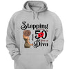 Stepping Into My 50th Birthday Like A Diva, Turning 50 Shirt, 50th Birthday Shirts For Her
