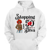 Stepping Into My 50th Birthday Like A Diva, Turning 50 Shirt, 50th Birthday Shirts For Her