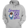 Stepping Into My 50th Birthday Like A Diva, Custom Birthday Shirts, Turning 50 Shirt