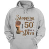 Stepping Into My 50th Birthday Like A Diva, Custom Birthday Shirts, Gifts For Women Turning 50