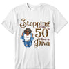 Stepping Into My 50th Birthday Like A Diva, Custom Birthday Shirts, Gifts For Women Turning 50