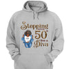Stepping Into My 50th Birthday Like A Diva, Custom Birthday Shirts, Gifts For Women Turning 50