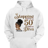 Stepping Into My 50th Birthday Like A Diva, Custom Birthday Shirts, Gifts For Women Turning 50