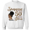 Stepping Into My 50th Birthday Like A Diva, Custom Birthday Shirts, Gifts For Women Turning 50