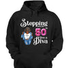 Stepping Into My 50th Birthday Like A Diva, Custom Birthday Shirts, Turning 50 Shirt, 50th Birthday Shirts For Her