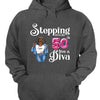 Stepping Into My 50th Birthday Like A Diva, Custom Birthday Shirts, Turning 50 Shirt, 50th Birthday Shirts For Her