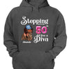 Stepping Into My 50th Birthday Like A Diva, Custom Birthday Shirts, Turning 50 Shirt, 50th Birthday Shirts For Her