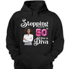 Stepping Into My 50th Birthday Like A Diva, Custom Birthday Shirts, Turning 50 Shirt, 50th Birthday Shirts For Her, Custom Photo