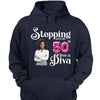 Stepping Into My 50th Birthday Like A Diva, Custom Birthday Shirts, Turning 50 Shirt, 50th Birthday Shirts For Her, Custom Photo