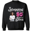 Stepping Into My 50th Birthday Like A Diva, Custom Birthday Shirts, Turning 50 Shirt, 50th Birthday Shirts For Her, Custom Photo