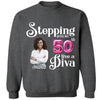 Stepping Into My 50th Birthday Like A Diva, Custom Birthday Shirts, Turning 50 Shirt, 50th Birthday Shirts For Her, Custom Photo