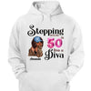 Stepping into my 50th birthday live a Diva Shirt, 50th Birthday shirt, Birthday Shirt, Birthday Queen Shirt