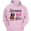 Stepping into my 50th birthday live a Diva Shirt, 50th Birthday shirt, Birthday Shirt, Birthday Queen Shirt