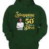 Custom Birthday Queen Shirt, Stepping into my 50th birthday live a Diva Shirt, 50th Birthday Shirt For Women, 50 Years Old Birthday Shirt, 50th Birthday shirt, Birthday Shirt,