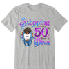 Stepping Into My 50th Birthday Live A Diva Shirt, Custom 50th Birthday Shirt For Women, 50 Years Old Birthday Shirt, Personalized Birthday Gift.
50th Birthday shirt, This Queen Makes 50 Look Fabulous, Birthday Girl, 50 Birthday Women
